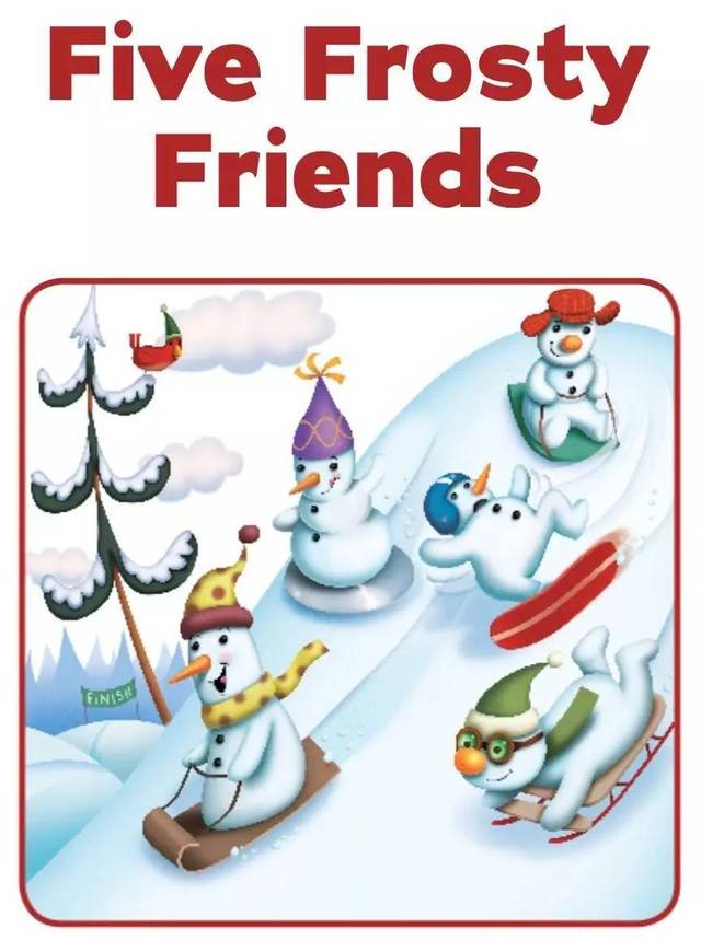 美国外教读绘本丨five frosty friends 五个冰霜朋友