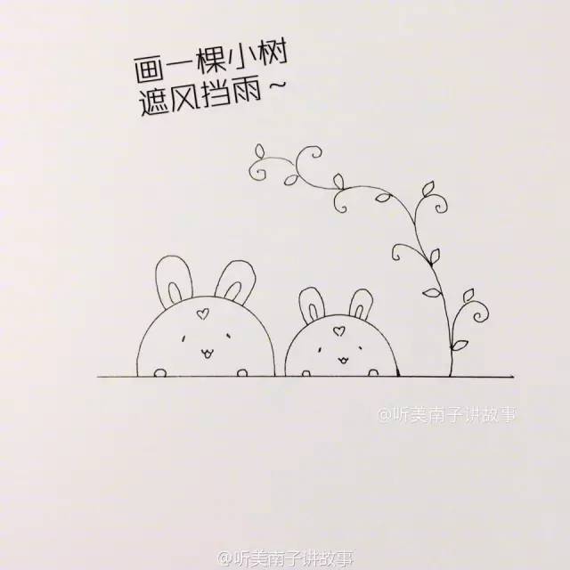 学用硬币画画简笔画