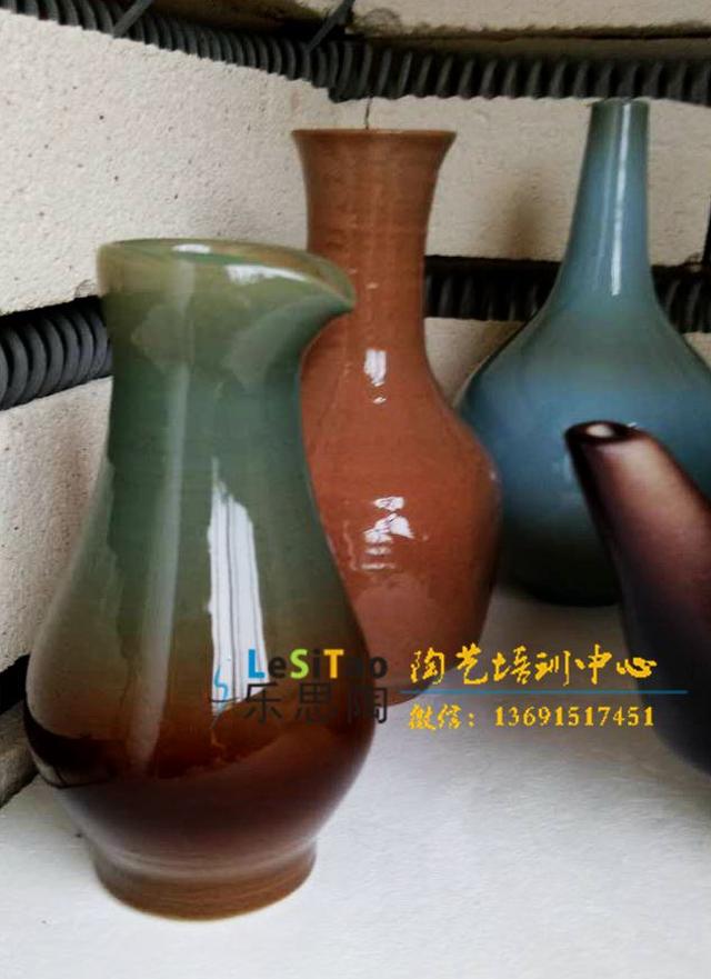 拉坯,修坯,彩绘,上釉,烧窑陶艺整个制作流程