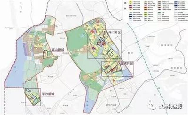 西部生态新城起步区范围示意图 金 湾 片 区