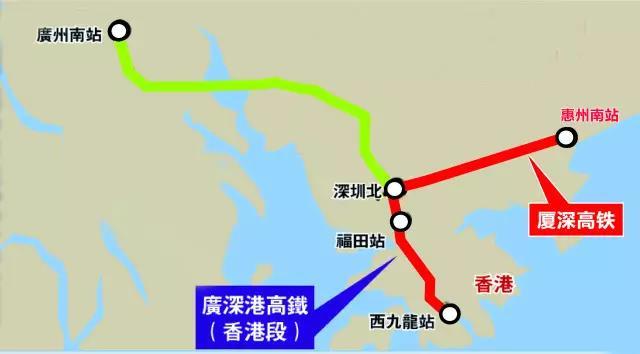 深圳北乘坐广深港高铁出发,23分钟到达香港西九龙站.图片