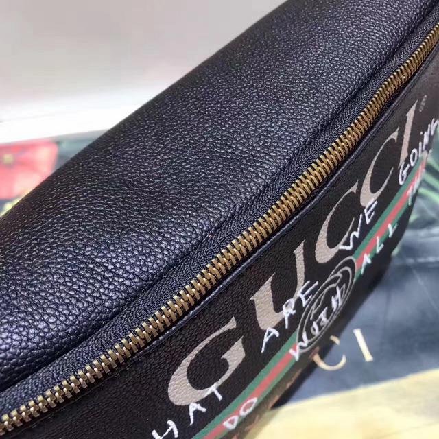 gucci 杨幂同款 coco capitan bag涂鸦腰包 493869