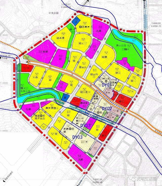 光明中心老城东片区最完整规划出炉!围绕地铁6号线建立完善生活区!