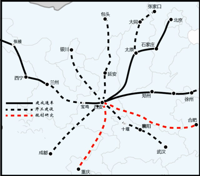 风云榜|图文详解八纵八横时代中国十大米字型高铁枢纽