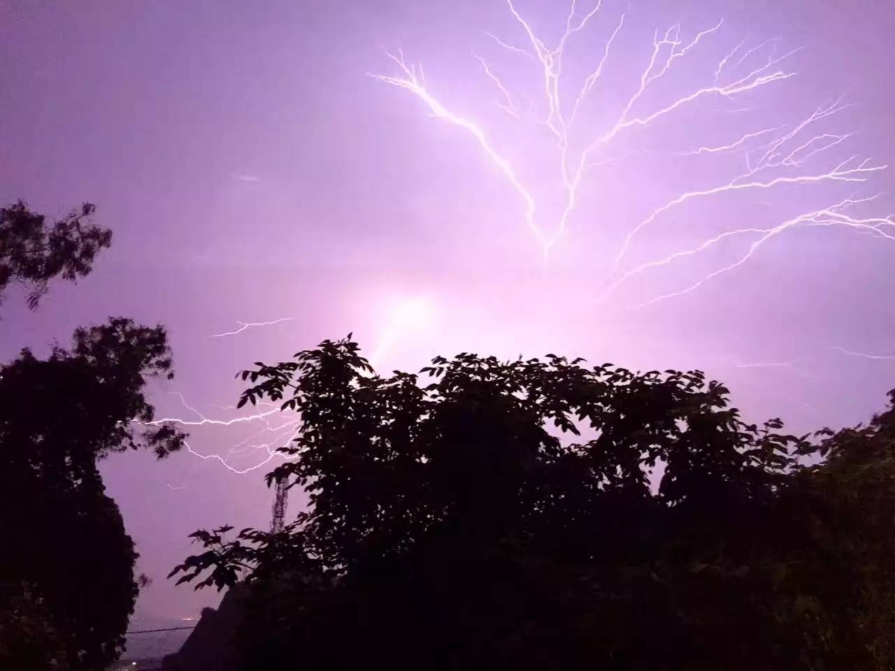 电闪雷鸣 狂风暴雨!昨夜的北碚惊醒了多少人!