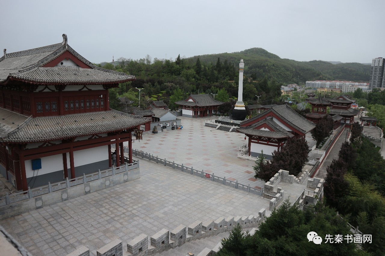 宝鸡市美术家协会""旅游文化名镇""采风---走进麟游