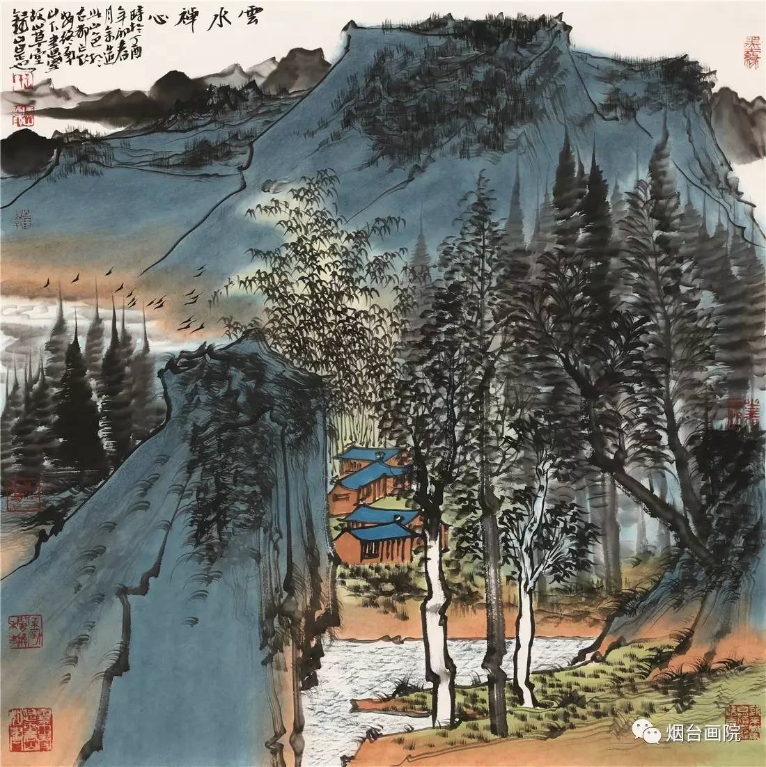 行吟西部王录山中国画展将于烟台画院陈列馆展出