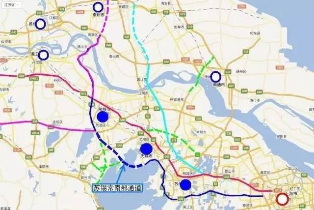 此外苏锡常南部高速公路建成以后,就在无锡南部又形成了一条东接苏州