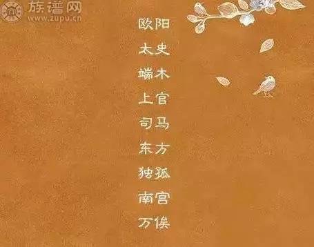 你听过最美的复姓名字是什么