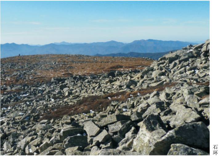 5,石冰川为一种大型的石河,冰川融化后,大量冰碛物顺谷地流动,形成石