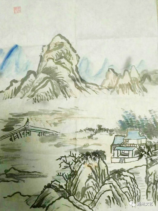 芈雨宸是寿县实验小学四年级学生,喜爱书法绘画,现在再五柳书画苑陶传