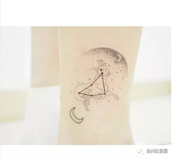 tattoo | 纹身素材:十二星座之摩羯水瓶座