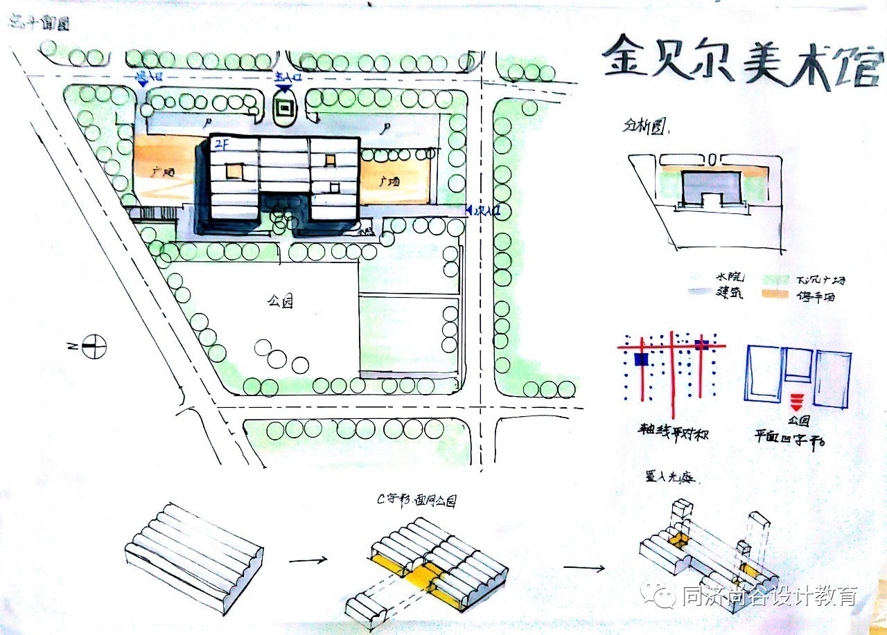 金贝儿美术馆案例解析 抄绘精讲(附视频讲解)