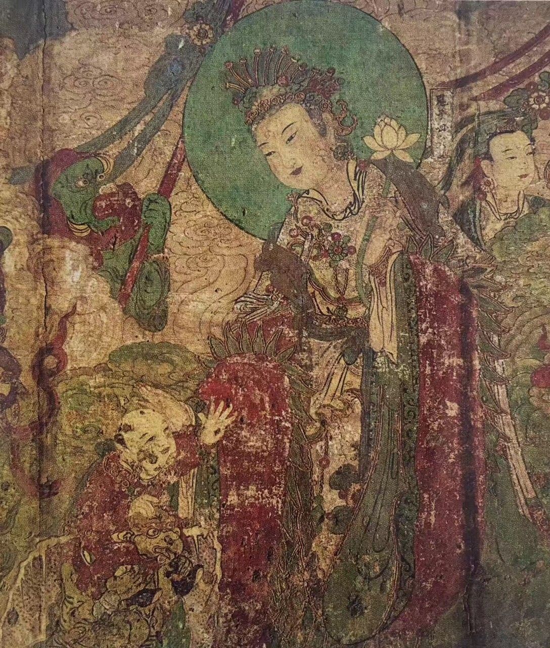 明代 鬼子母形象北京法海寺 明代 鬼子母形象法海寺壁画中的鬼子母作