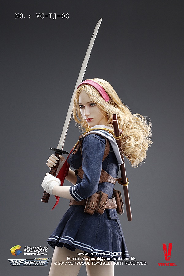 verycool 新品:1/6 腾讯游戏《全民突击》第三弹 - 刀锋少女/blade