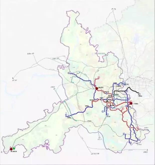 广佛同城地铁成网全速建设中