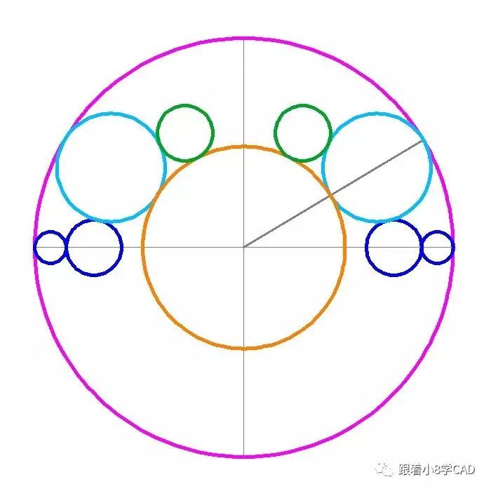 小白之路cad二维练习第17期