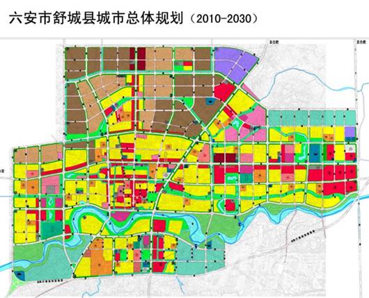 舒城县城规划图