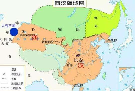 汉武帝时期地图_汉武帝时期全国人口