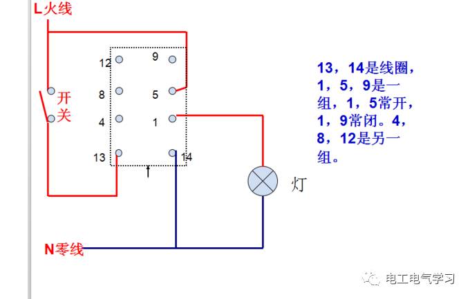 八脚继电器座子如何接线 img.mp.sohu.com 宽680x433高