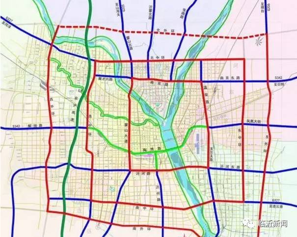 旅游 正文  中心城区规划路网图 随着临沂城区范围的不断扩大 外环路