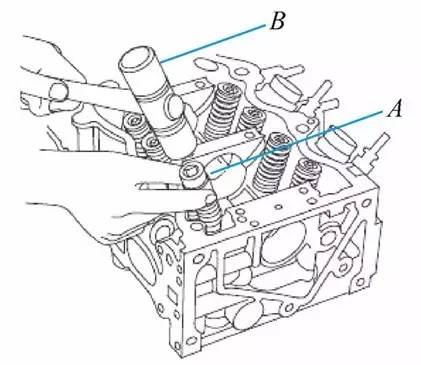 手把手教你发动机气门组件的装配方法