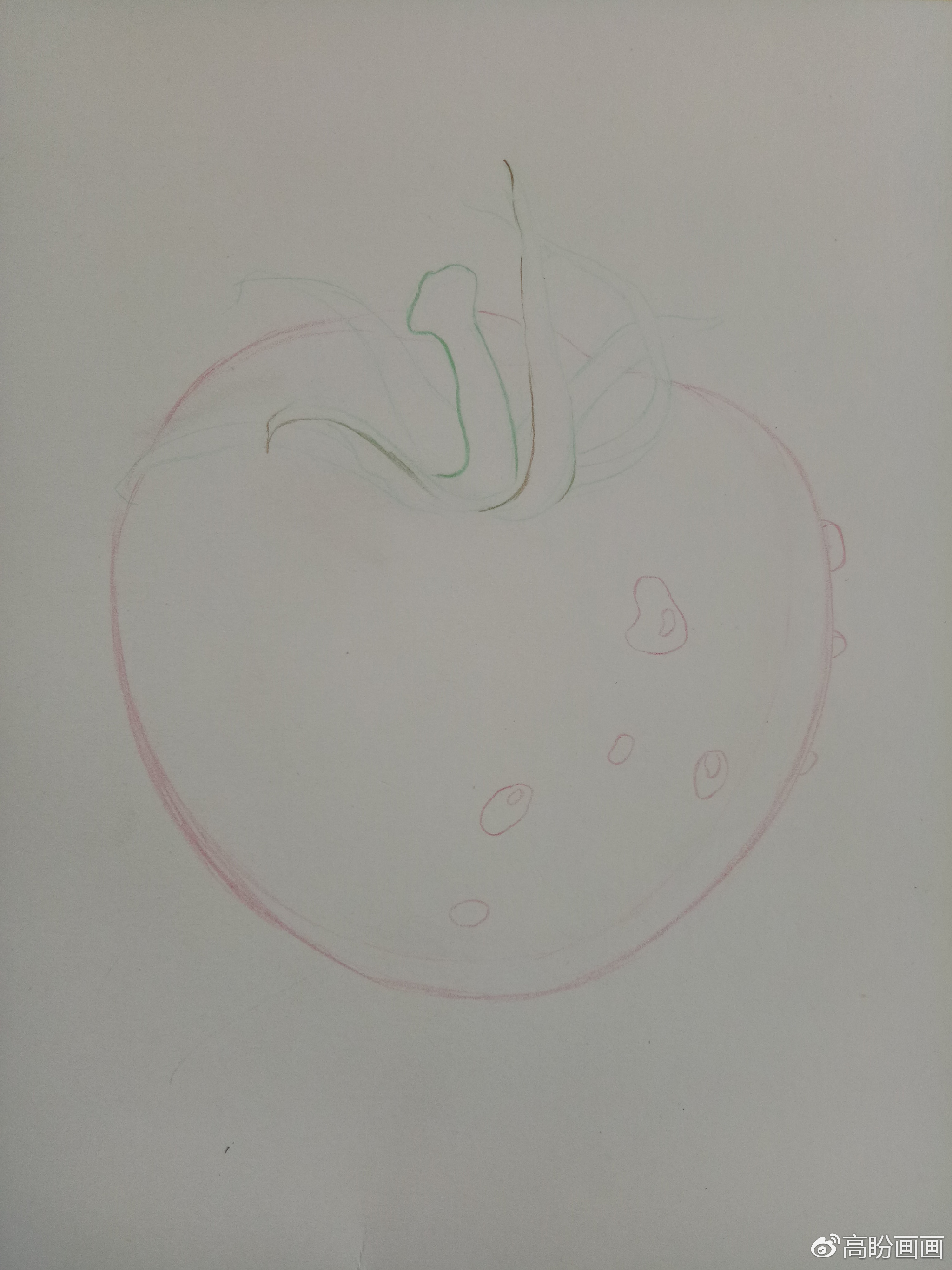 赏味系列绘画教程 家常菜 西红柿炒鸡蛋_acfun食物元素手绘美食番茄