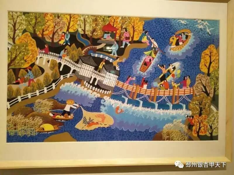 邳州3幅农民画作品 登上了中国美术最高殿堂 成功参展 "中国精神中国