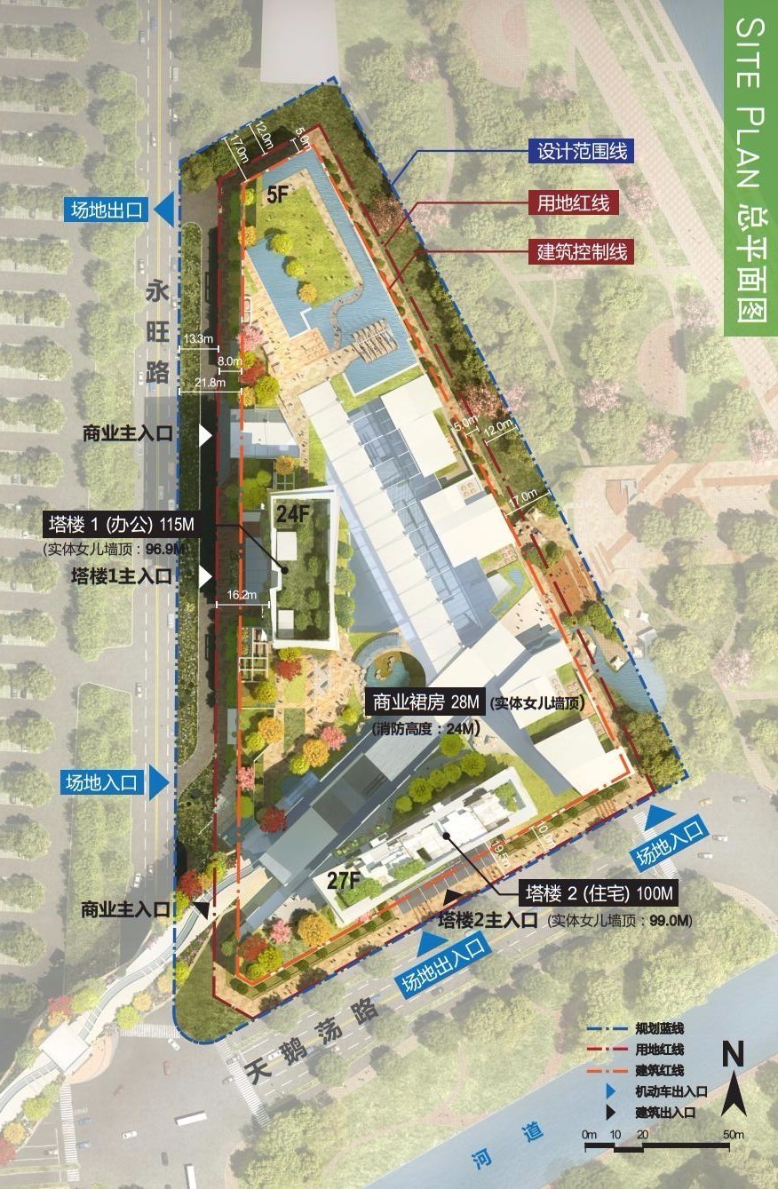 总建筑面积18万平方米总投资6亿元人民币项目用地78亩北靠吴中新城,东