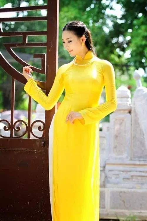 美丽的奥黛——越南 式旗袍