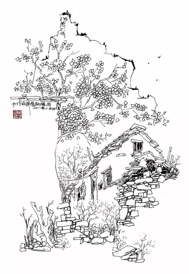 手绘名师李国胜——“跟着时间、记录日常、留住记忆”