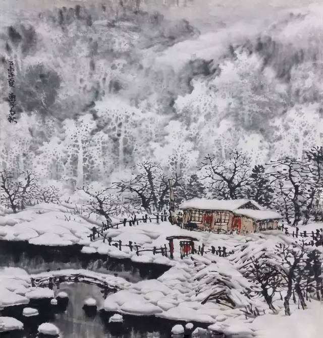 暗香孤韵冰雪里:赵春秋冰雪山水欣赏