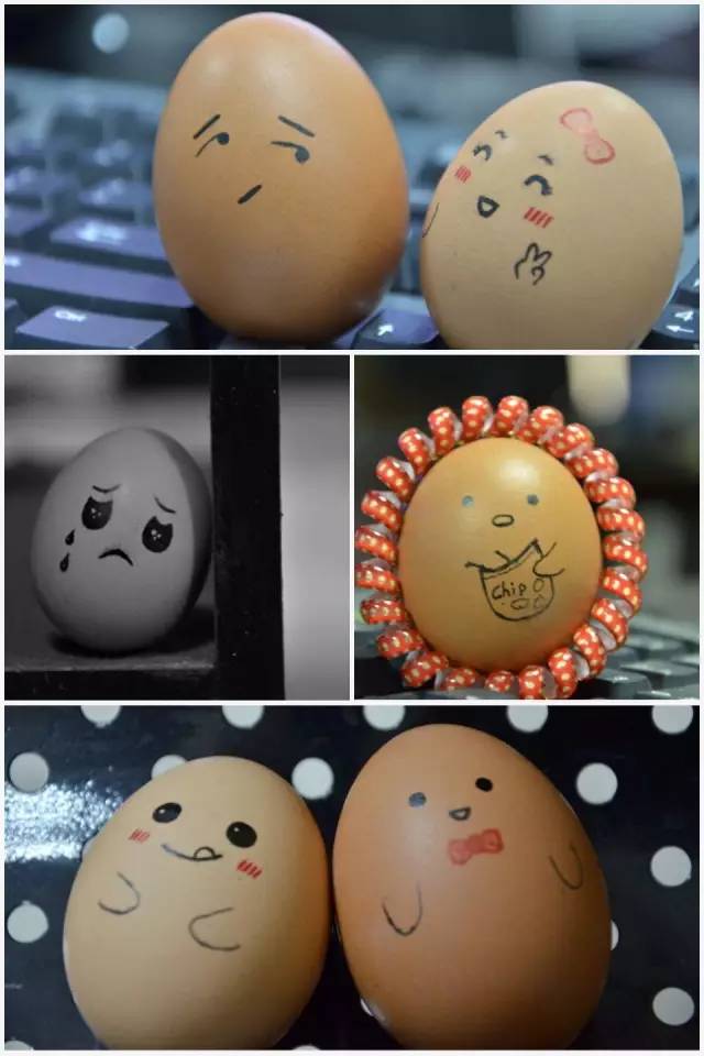 美食 正文  【用鸡蛋记录每天的心情】 肉粉色的鸡蛋 好似我们的人脸