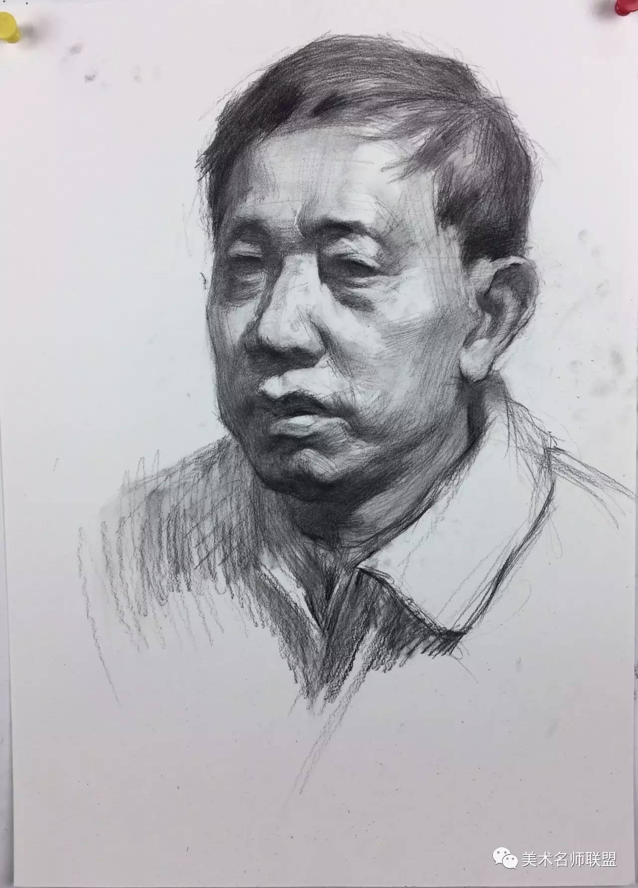 首度曝光素描名师75于才瑞素描头像视频版