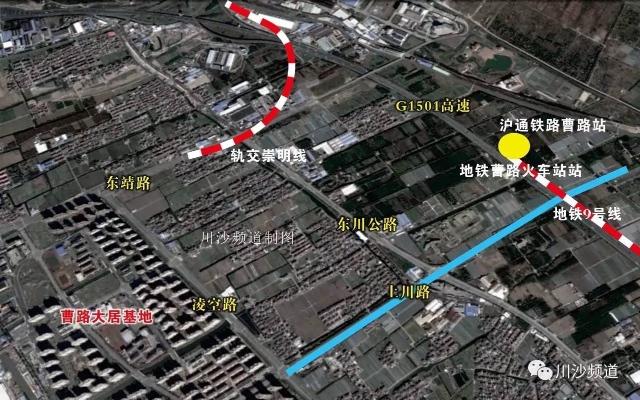 沪通铁路2期年内开建,"曹路站"建在什么位置?