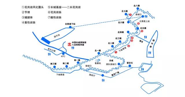 龙庆峡徒步路线图路线图锦集(拿走不谢)地学科普徒步路线,包括八达岭