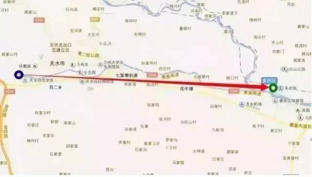 天水有轨电车示范线工程是一条连通秦州区,成纪新城及麦积区的现代化图片