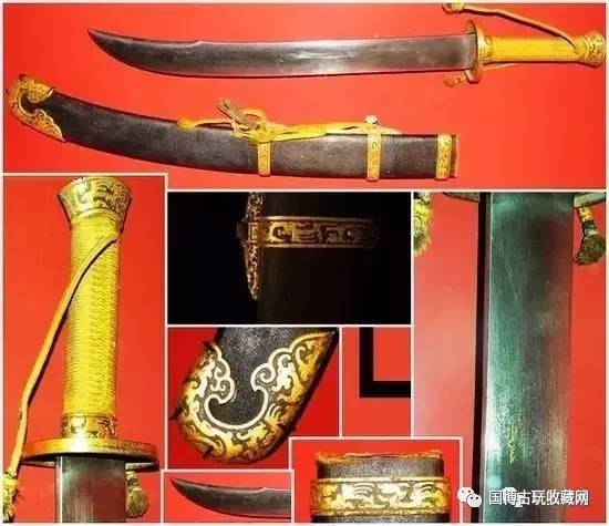 乾隆皇帝的军刀,剑和玉如意 法国军事博物馆藏