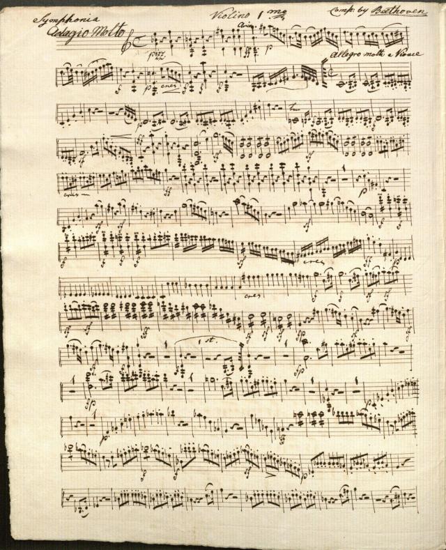 在1799年到1802年,贝多芬的第一和第二交响曲面世,这个时候的贝多芬