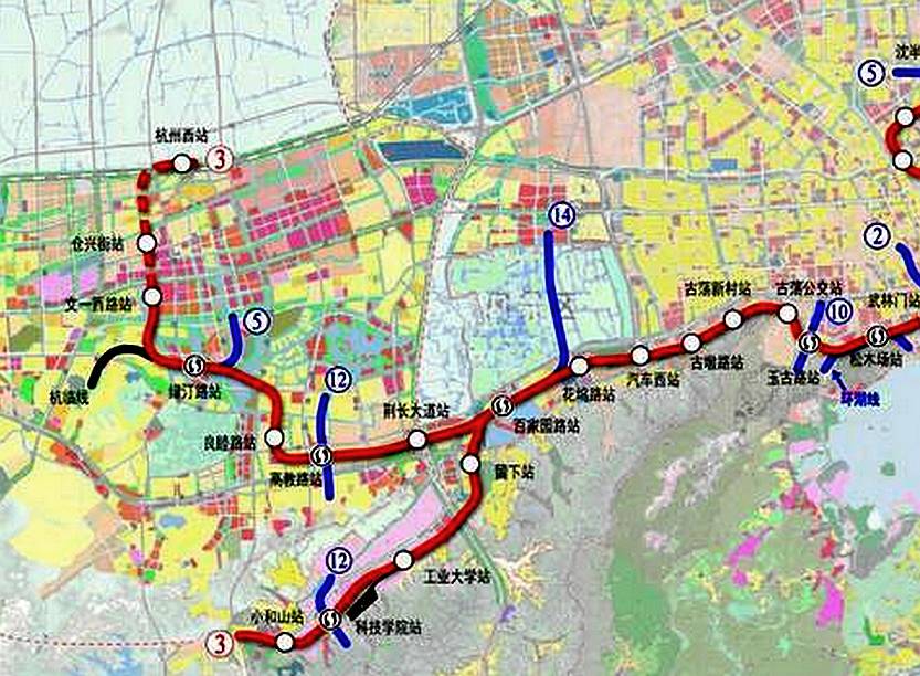 从三墩出发,杭州的第一条跨座式单轨将会经过文一西路?