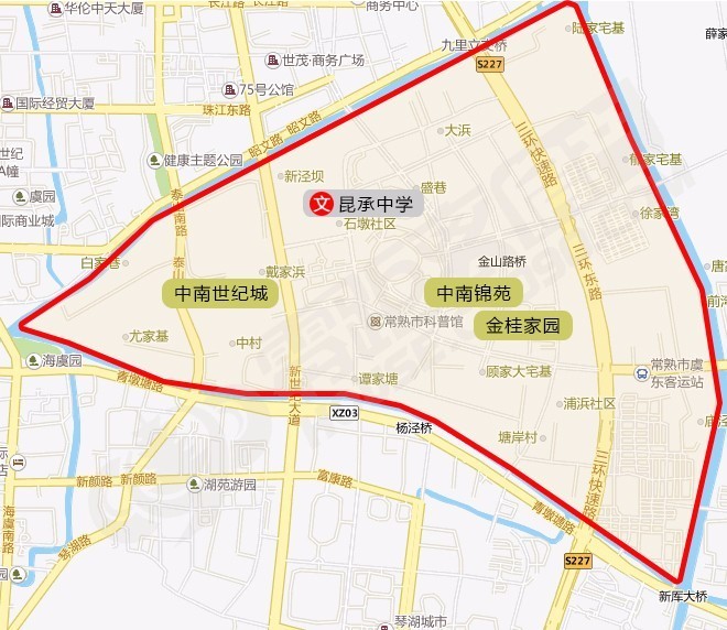 教育 正文 北至东市河,西市河,沿西庄街,天字号,甸桥新村一区和二区