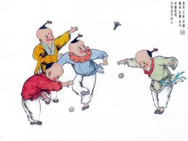 踢毽子 踢毽子是一种古老的汉族民俗体育活动之一,起源于汉代,由古代