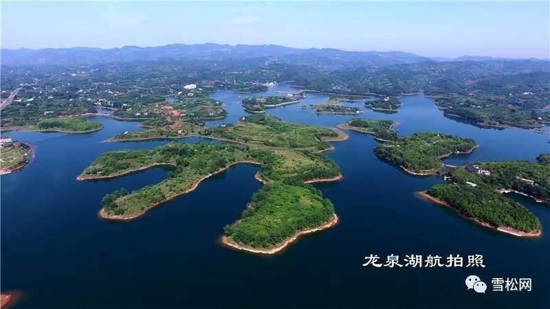 龙泉湖航拍图 3月28日,成都龙泉山城市森林公园正式启动建设.