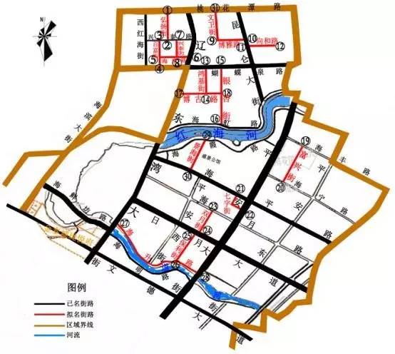 鲅鱼圈108条街路最新命名