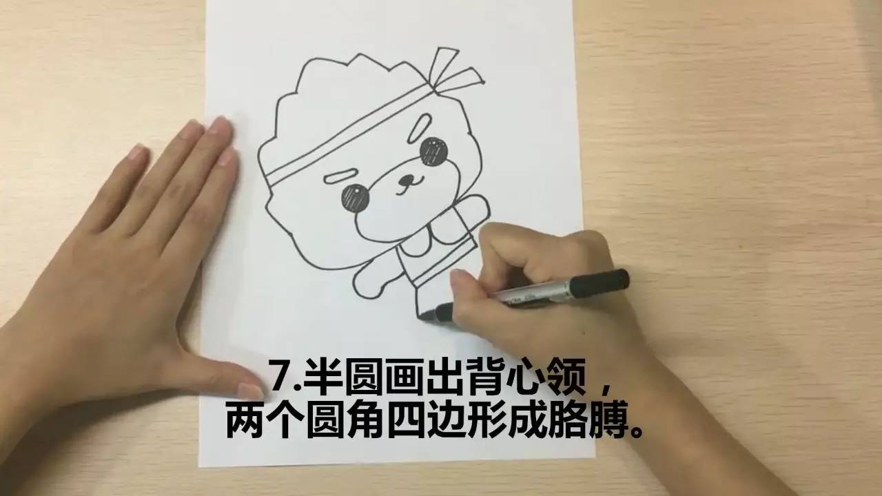 1分钟学会画功夫小子高弟!为高考生们加油!