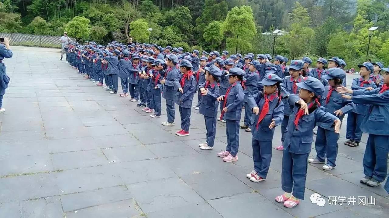 井冈山龙市庄前小学:当回"小红军",快乐过六一!(内附