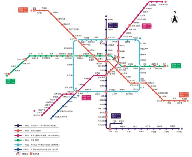 成都地铁4号线二期明起试运营,4条线路最新首