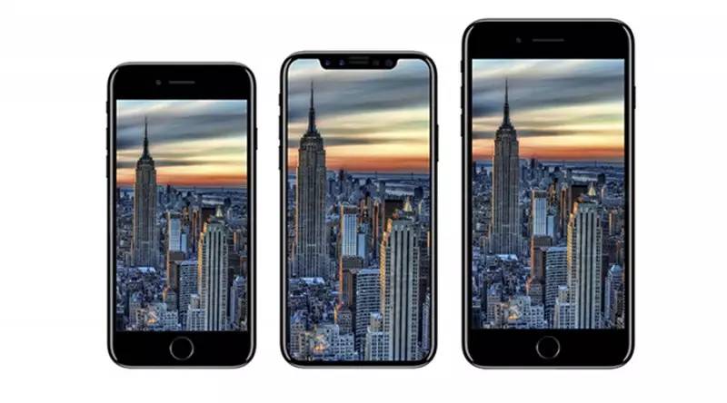 苹果iPhone8三围尺寸:渲染图对比iPhone7