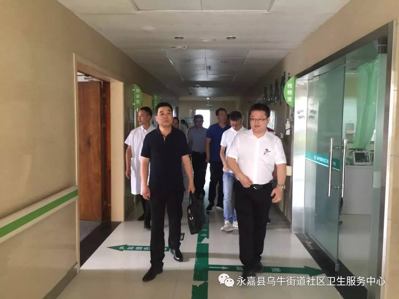 县卫生计生局长陈立新一行到乌牛街道社区卫生服务中心调研工作