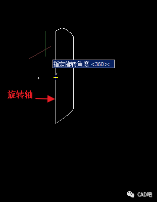 cad旋转面域建立三维图形